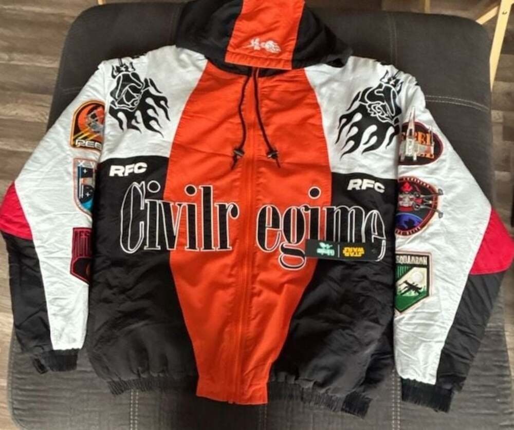Civil Regime x Star Wars Pod Racing Quilted Bomber Jacket